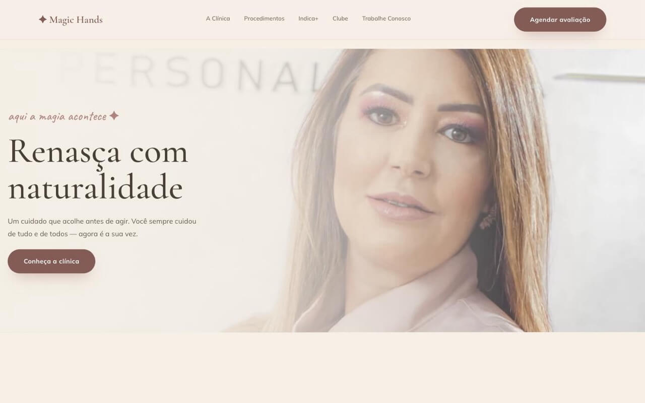 Print do projeto MagicHands